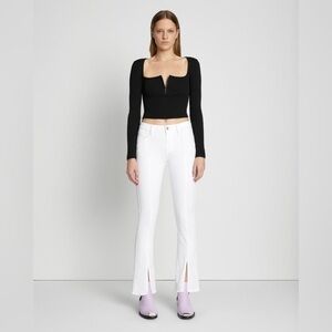 For all 7 mankind SLIM ILLUSION KIMMIE STRAIGHT Sz 29 IN WHITE
